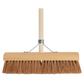 Dustpan Broom - Coconut - 40 Cm - Wooden Handle 150 Cm
