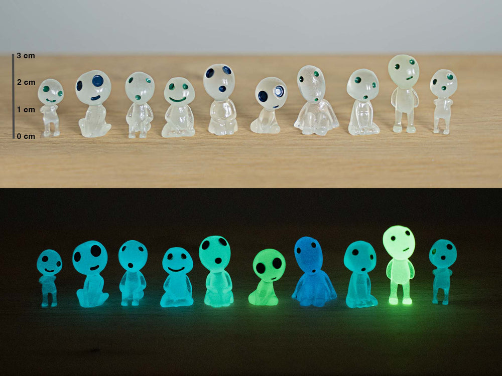 Glow In The Dark Mosmaatjes - 10Pcs - 3Cm