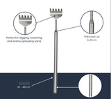 Terrarium Tool - Rake - 16-49 Cm - Telescopic - Stainless Steel