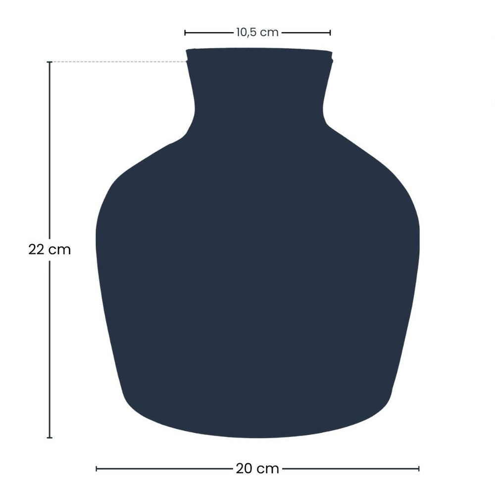Terrarium Bottle 'Minolino' - Incl. Led Cork - Closed Terrarium Ø 20 Cm ↑ 22 Cm