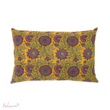 Decorative Cushion Imbarro - Floral Print - Yellow