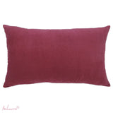 Decorative Cushion Imbarro - Velvet - Aubergine