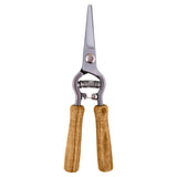 Flower Pruning Scissors - ↑ 21.5 Cm - Steel - Ashwood - Giftbox