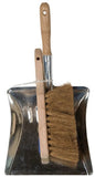 Dustpan And Brush - Wood & Metal