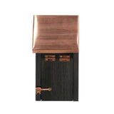 Winter Wren Birdhouse - Nesting Box - Black Copper