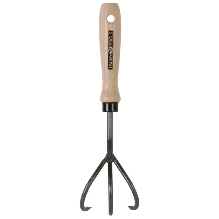 Hand Cultivator - Forged Steel - Ash Wood Handle