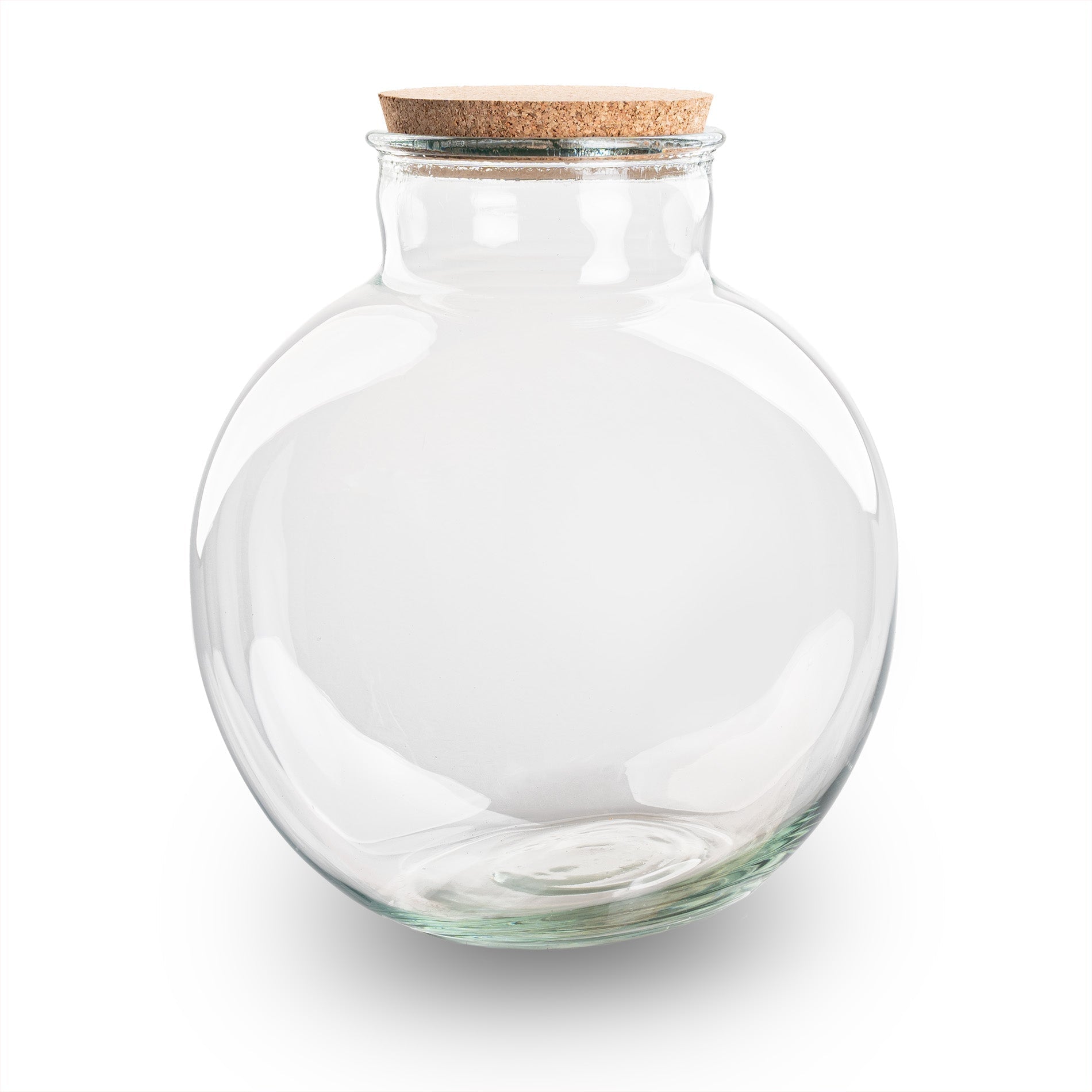 Terrarium Bottle 'Teddy' - Incl. (Led) Cork - Closed Terrarium Ø 25 Cm ↑ 26.5 Cm