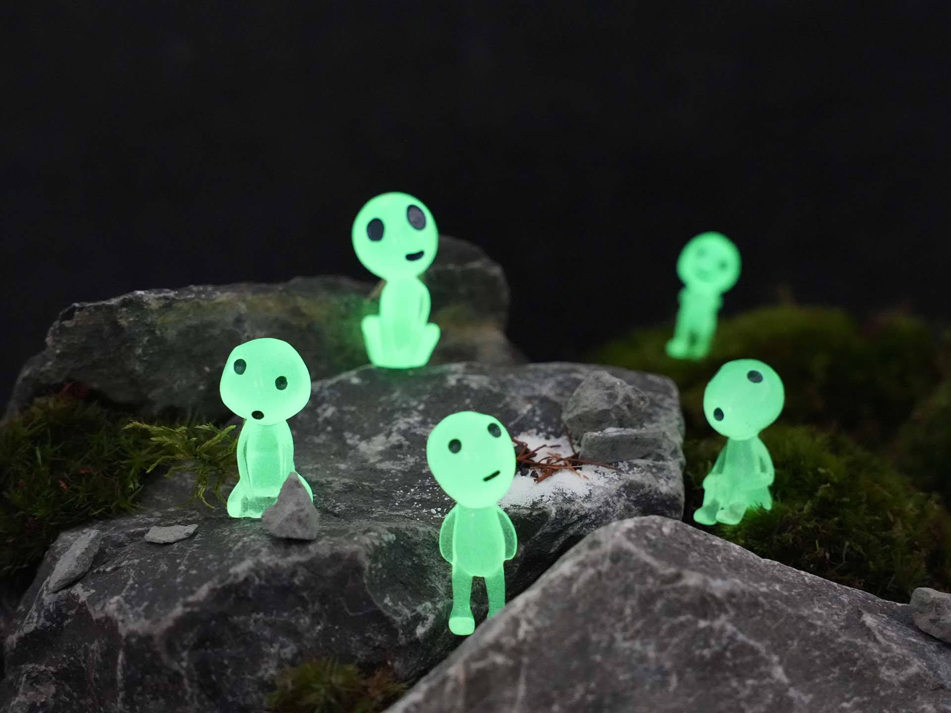 Glow In The Dark Mosmaatjes - 10Pcs - 3Cm