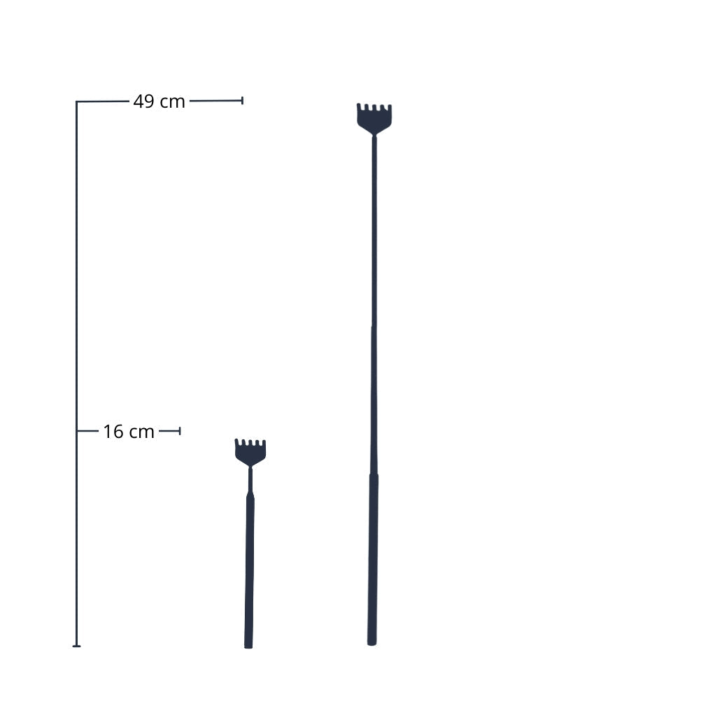 Terrarium Tool - Rake - 16-49 Cm - Telescopic - Stainless Steel