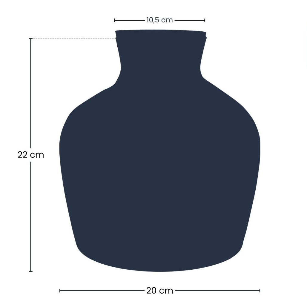 Terrarium Bottle 'Minolino' - Incl. Led Cork - Closed Terrarium Ø 20 Cm ↑ 22 Cm